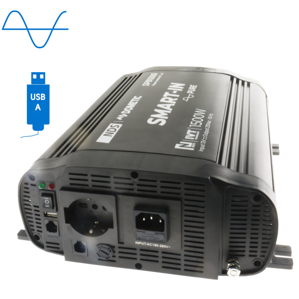 BBAtechniek - NDS SPB-1500-I inverter 12V 1500W IVT functie (1x)