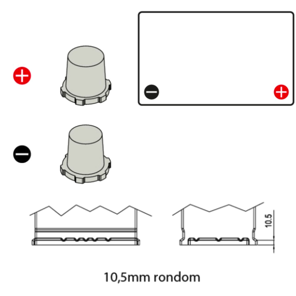 BBAtechniek - 12V 100Ah Aces Lithium accu HFAS (1x)