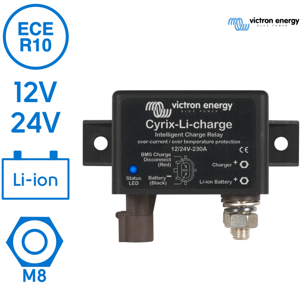 BBAtechniek - Victron Cyrix-Li 12/24V 230A charge relais (1x)
