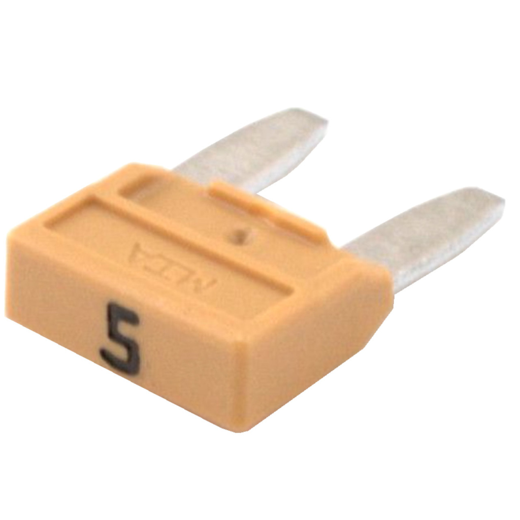 BBAtechniek - Mini steekzekering 5A beige (5x)