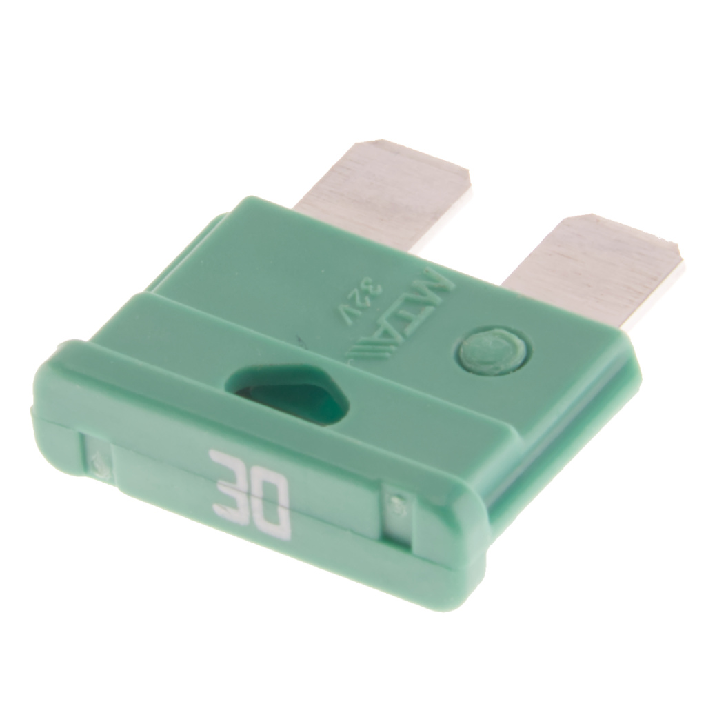 BBAtechniek - Standaard steekzekering 30A groen (5x)