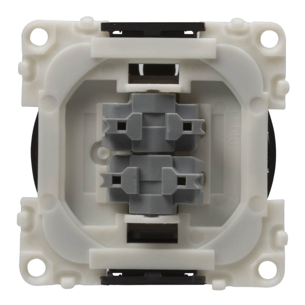 BBAtechniek - Wip-serieschakelaar 230V zwart S20.000 (1x)