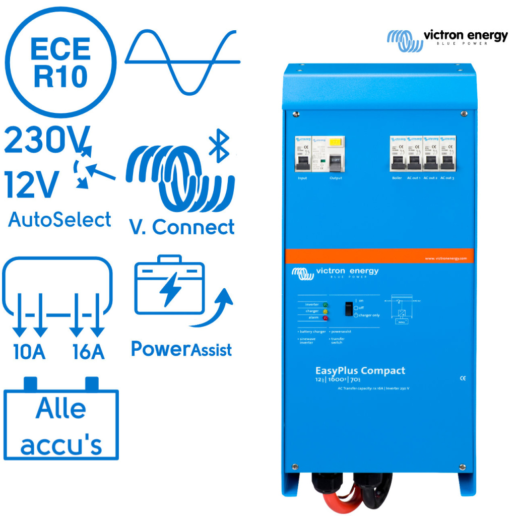 BBAtechniek - Victron EasyPlus 12/1600/70-16 (1x)