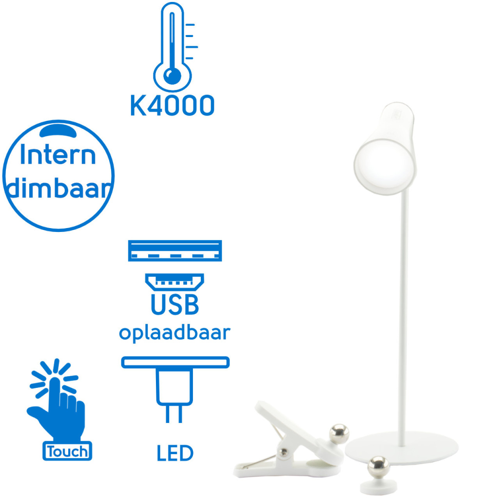 BBAtechniek - Florence multifunctionele 12V LED  3W wit (1x)