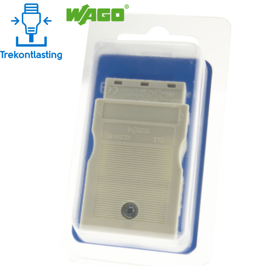 BBAtechniek - Wago Winsta Midi connector male wit (1x)