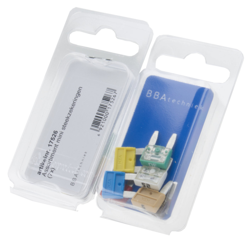 BBAtechniek - Assortiment mini steekzekeringen (7x)