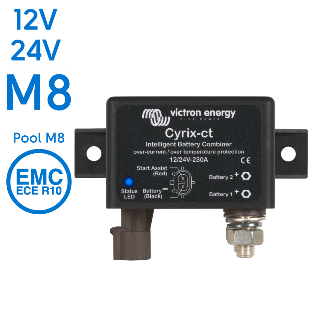 BBAtechniek - Victron Cyrix-CT 12/24V 230A combiner relais (1x)