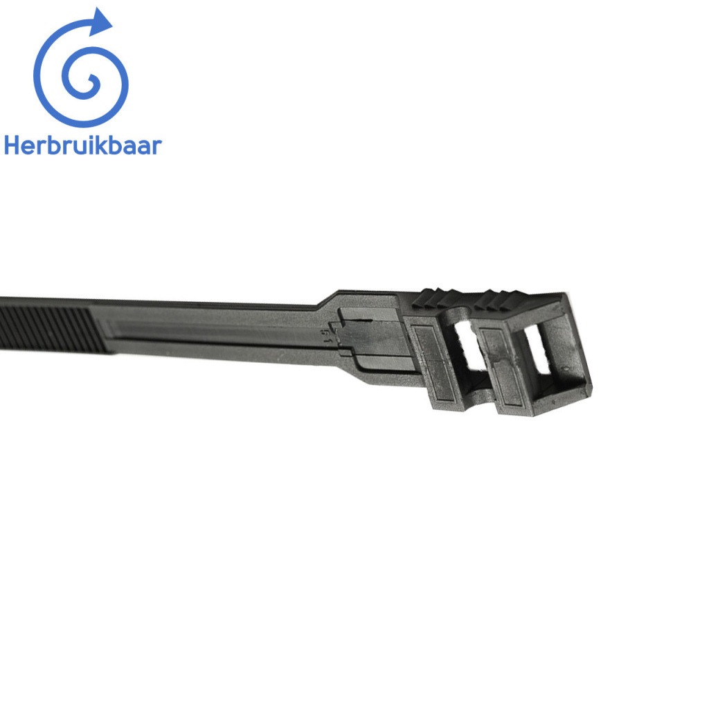 BBAtechniek - Tyrap 6.0x180mm max Ø 45mm zwart (100x)