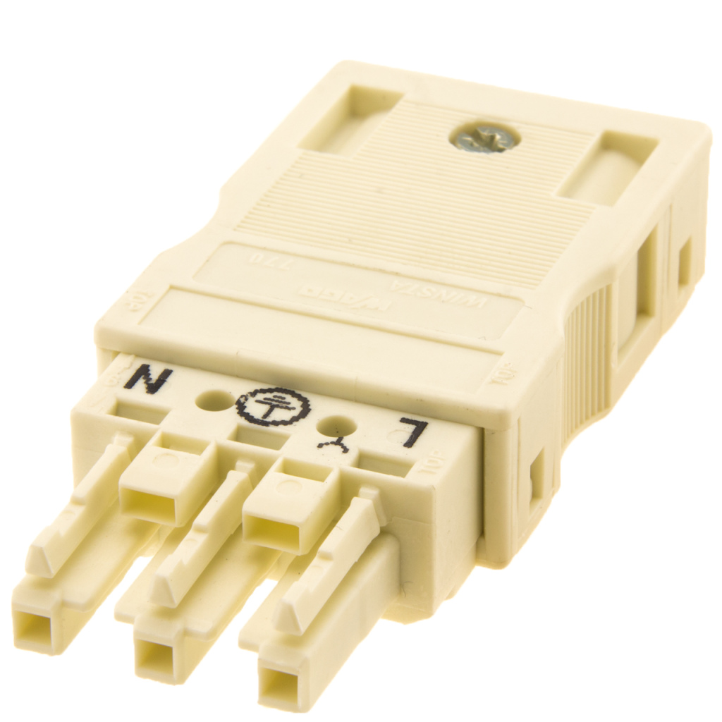 BBAtechniek - Wago Winsta Midi connector female wit (5x)