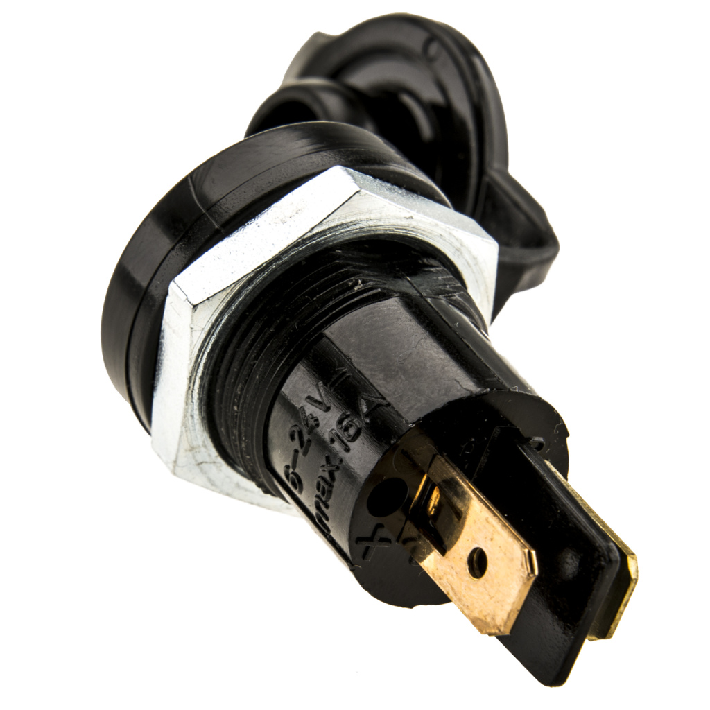 BBAtechniek - 6-24V 2-polige contactdoos kleine uitvoering(1x)