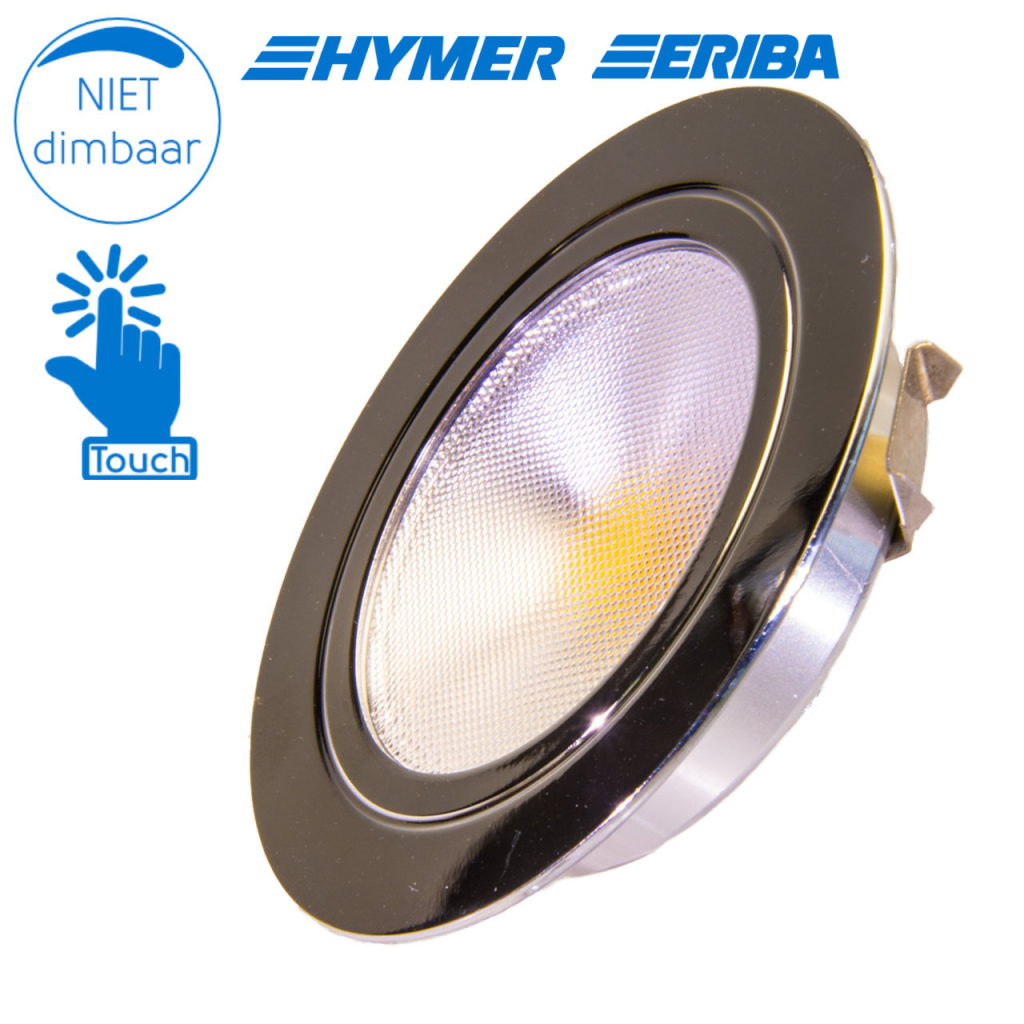 BBAtechniek - Tondo LED inbouwspot 12V 3W Ø65mm 3200K (1x)