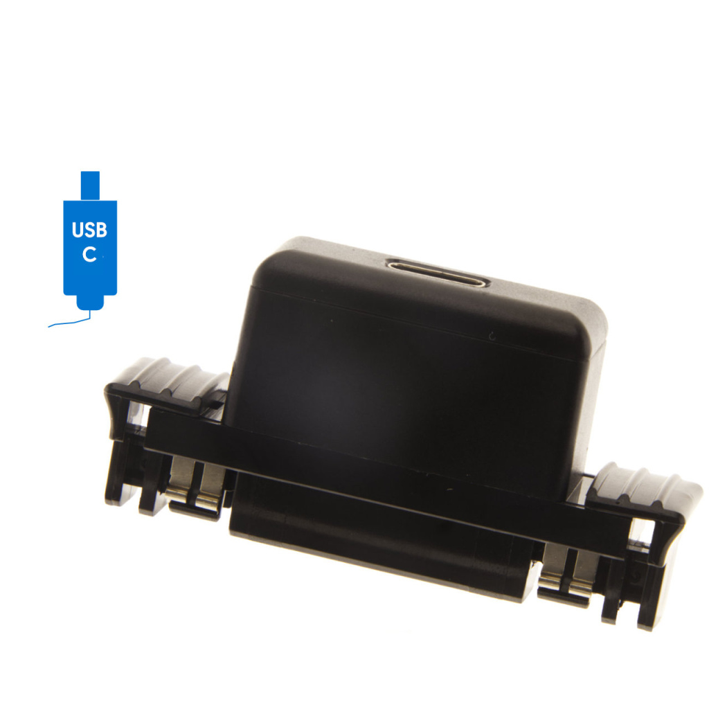 BBAtechniek - USB-C 1x 5V 2A Molise zwart (1x)