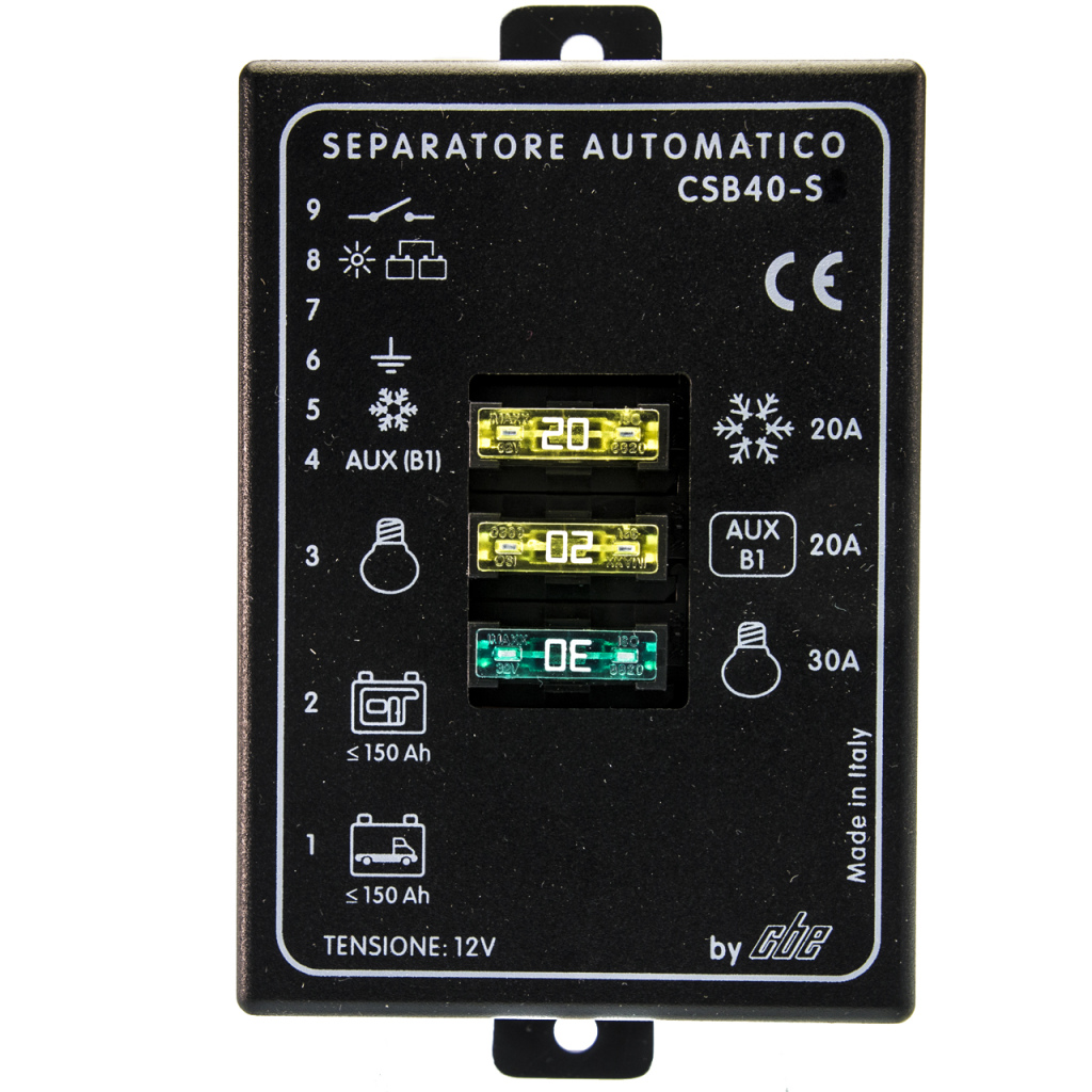 BBAtechniek - CBE CSB40-S automatische accu verdeler (1x)