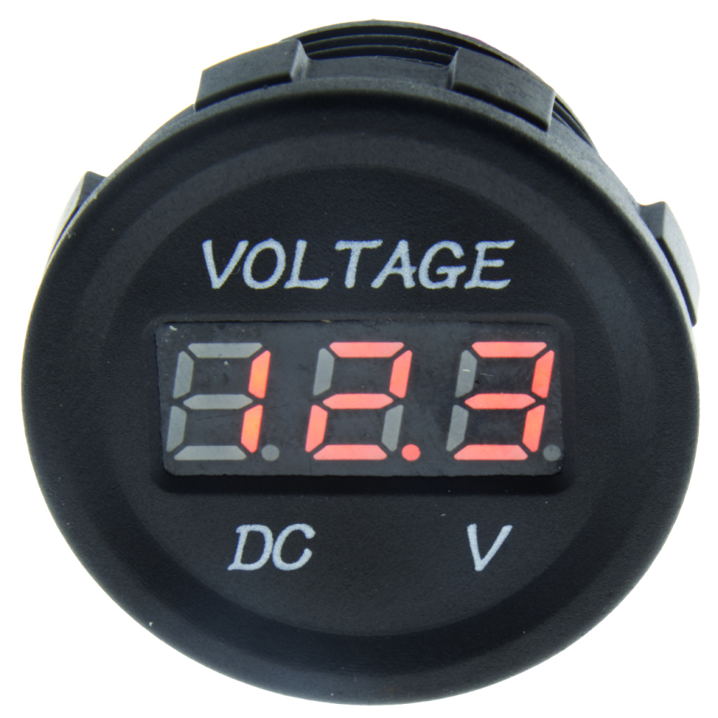 BBAtechniek - Power Line Voltmeter inbouw incl. inbouwframe (1x)