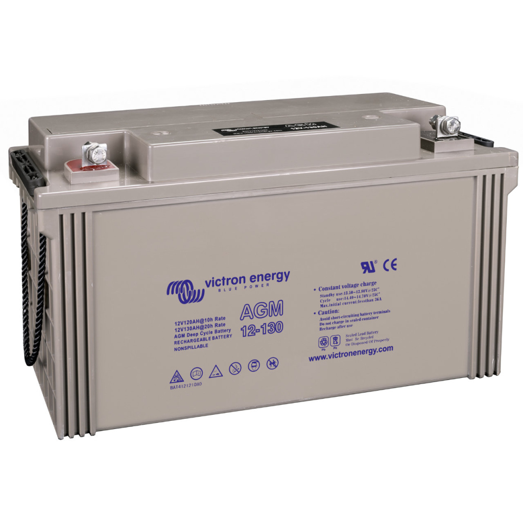 BBAtechniek - 12V 130Ah Victron AGM Accu M8 (1x)