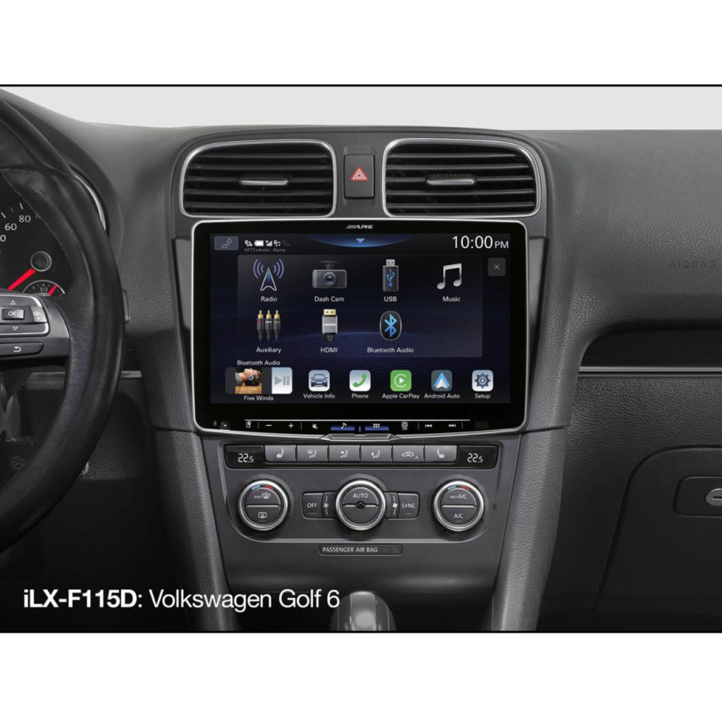BBAtechniek - 11” iLX-F115D Alpine style navigatie 1Din (1x)