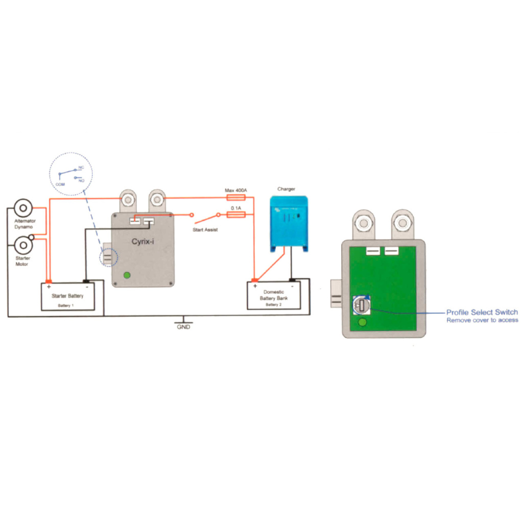 BBAtechniek - Victron Cyrix-i 12/24V 400A intelligent relais (1x