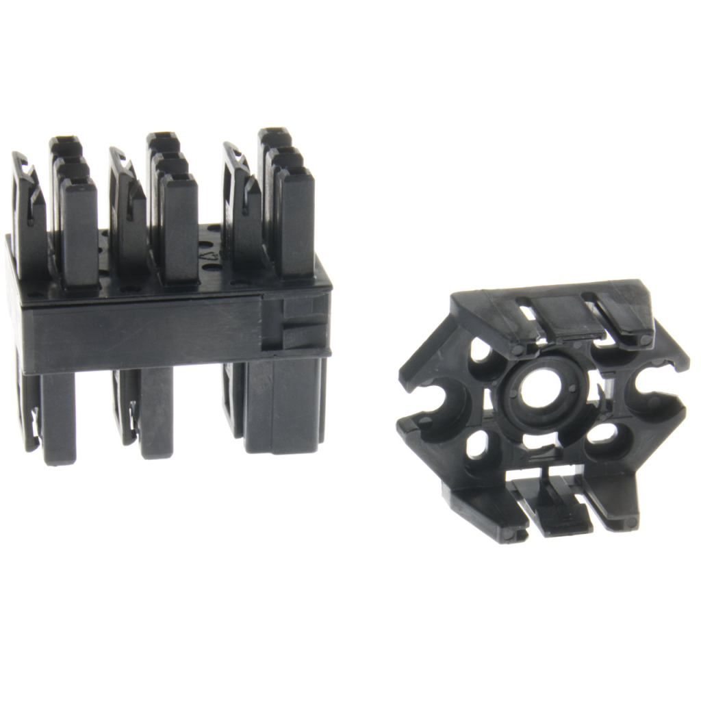 BBAtechniek - Wago Winsta Midi verdeelblok + montageplaat (1x)