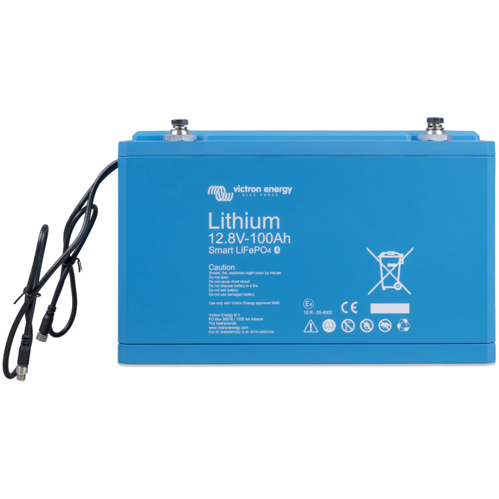 BBAtechniek - Victron lithium accu 12.8V 100Ah Smart (1x)