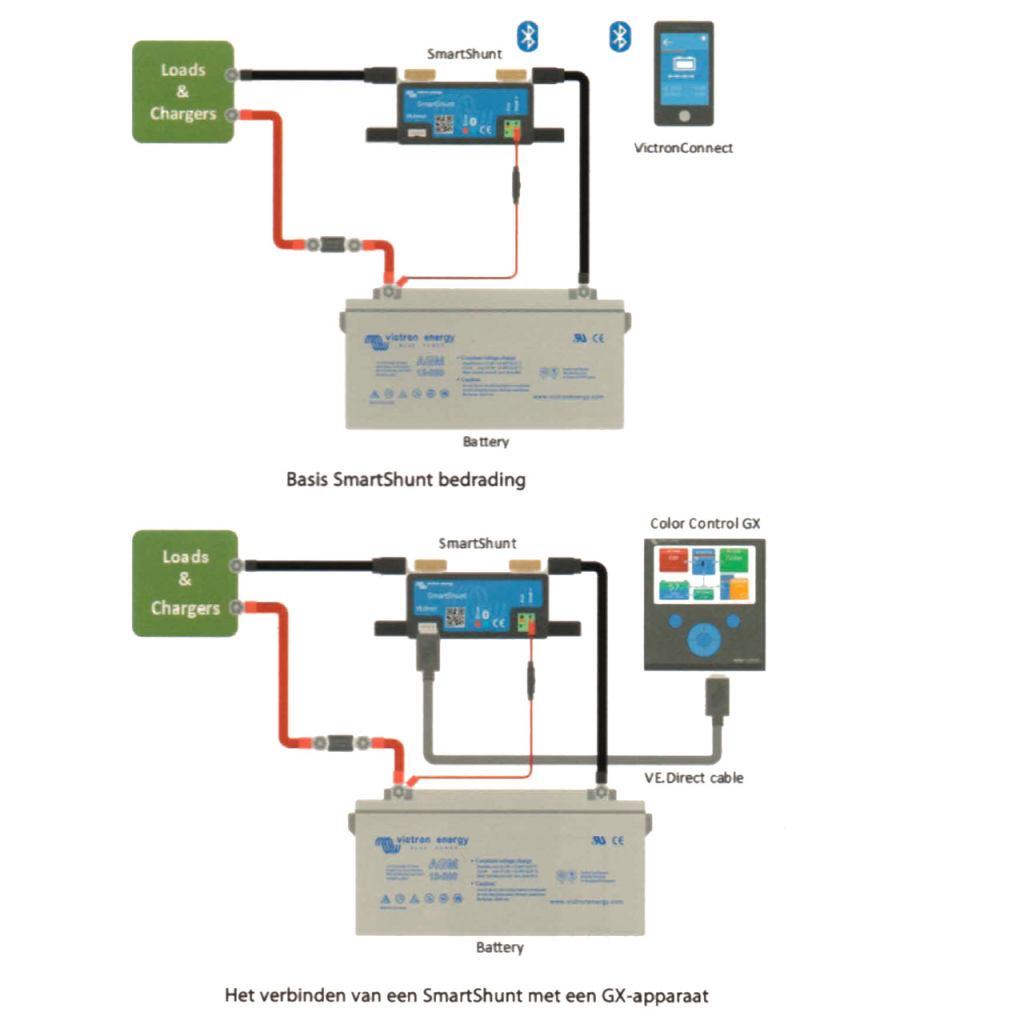 BBAtechniek - Victron SmartShunt 500A/50mV geen printplaat (1x)