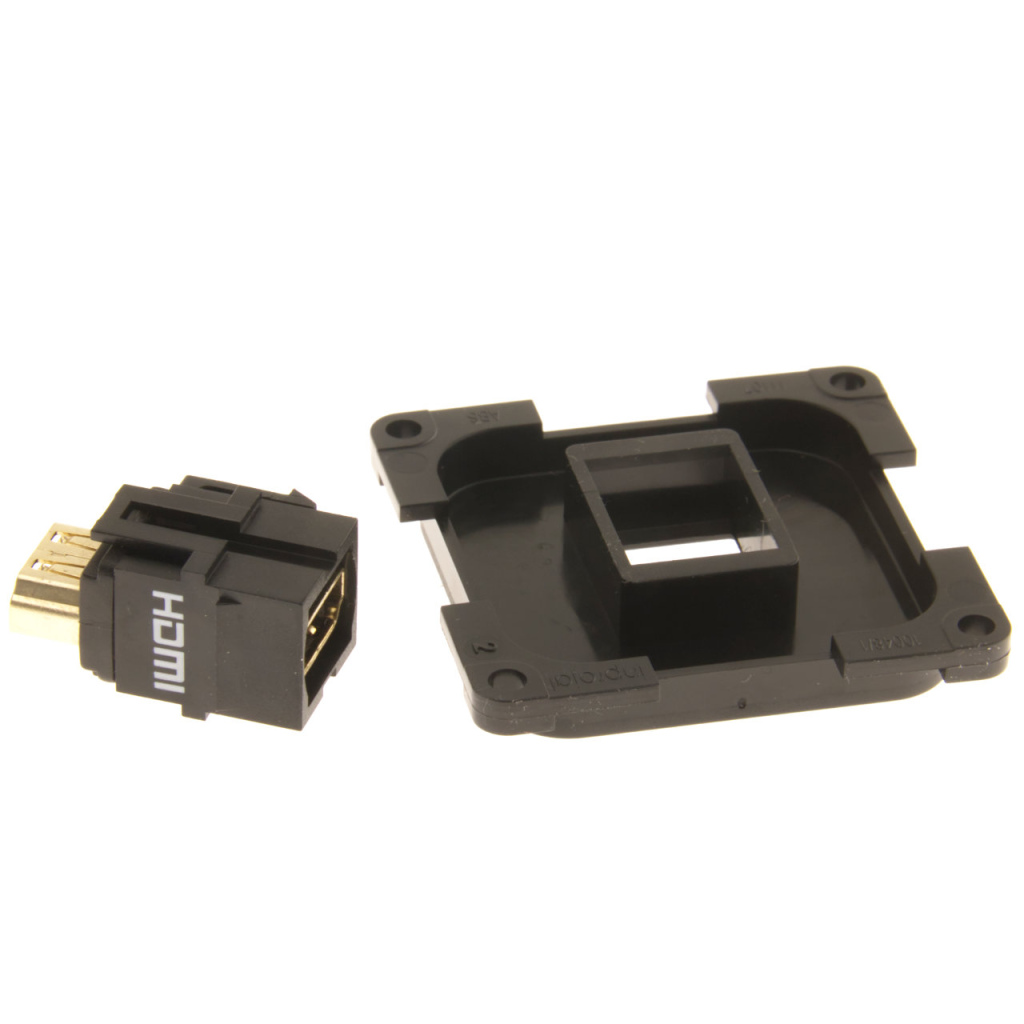 BBAtechniek - S 30.000 HDMI High Speed contact zwart (1x)