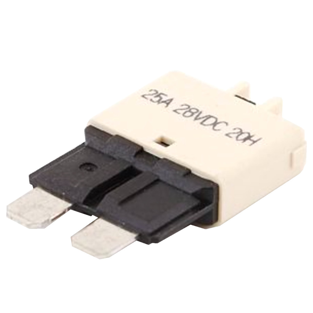 BBAtechniek - Automatische steekzekering 25A wit (1x)