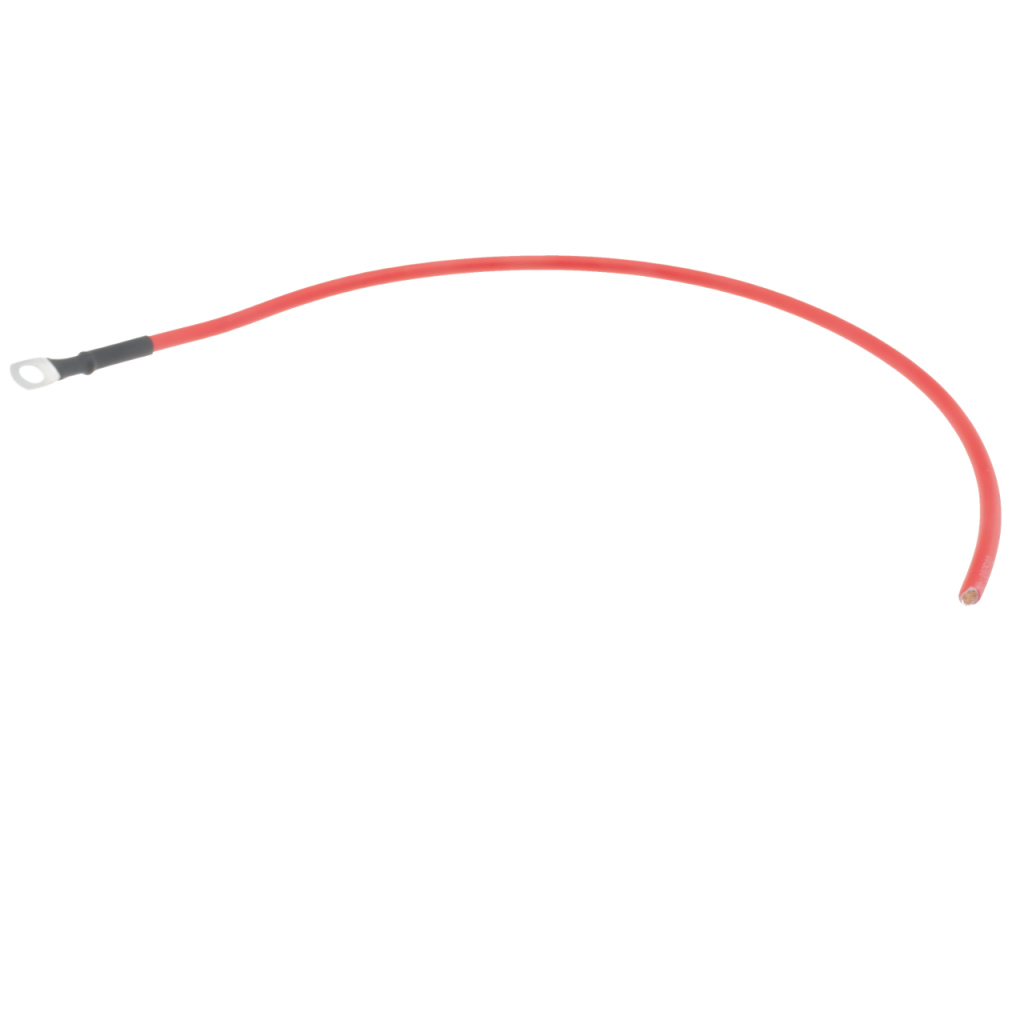 BBAtechniek - 10mm2 accu kabel flexibel rood 1x M8 (0.5m)
