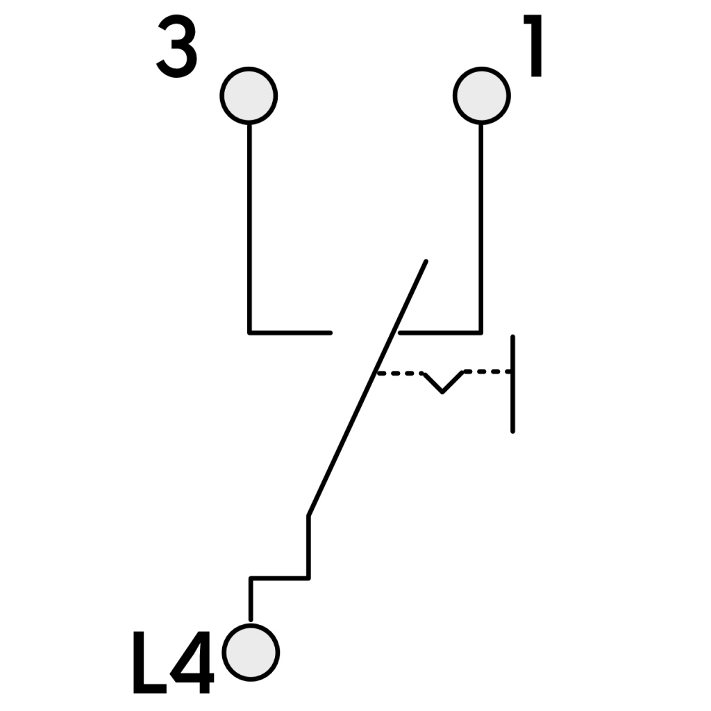 BBAtechniek - Wipschakelaar aan/uit 230V lei-grijs S20.000 (1x)