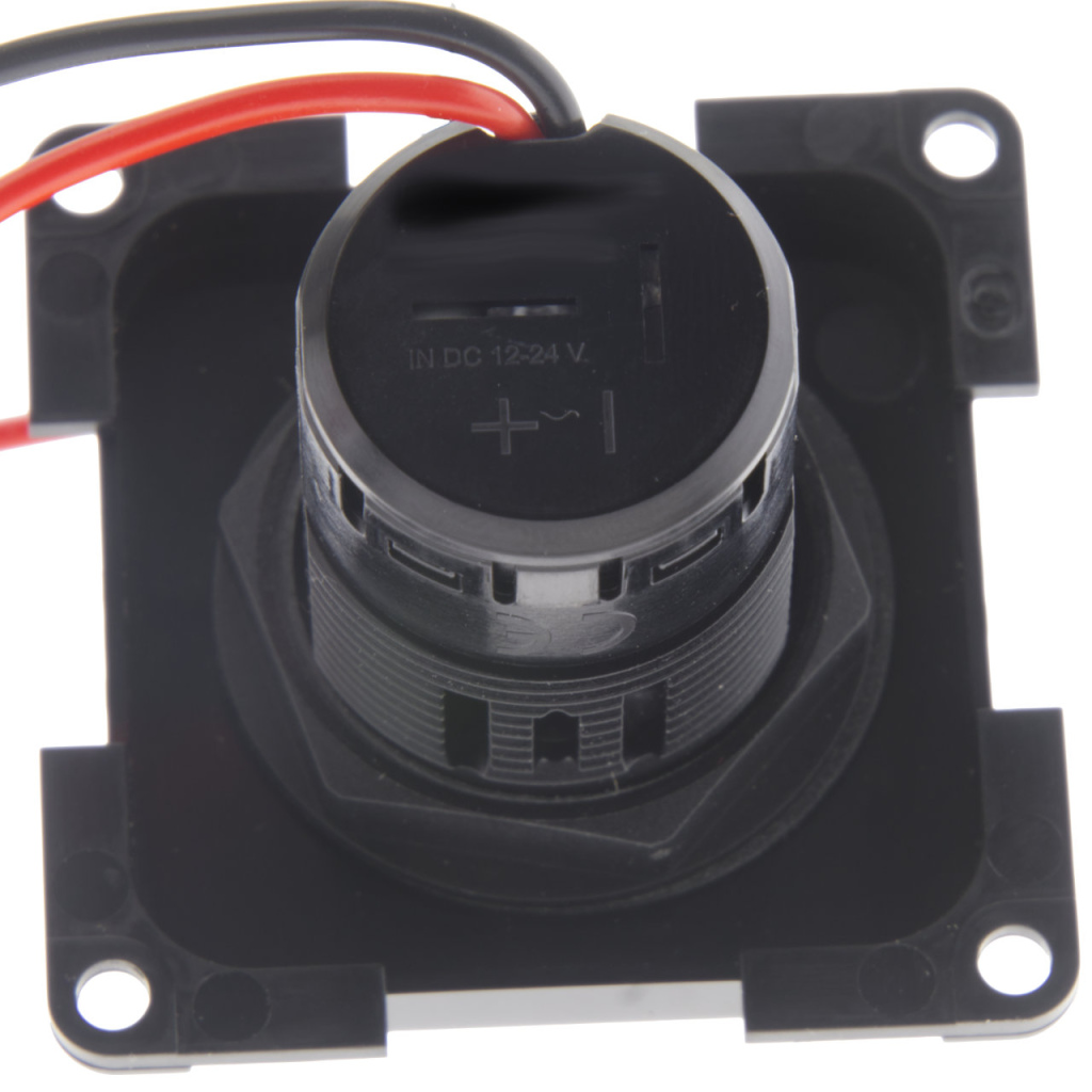 BBAtechniek - USB C/A PD QC 3A 30W inbouw zwart (1x) 