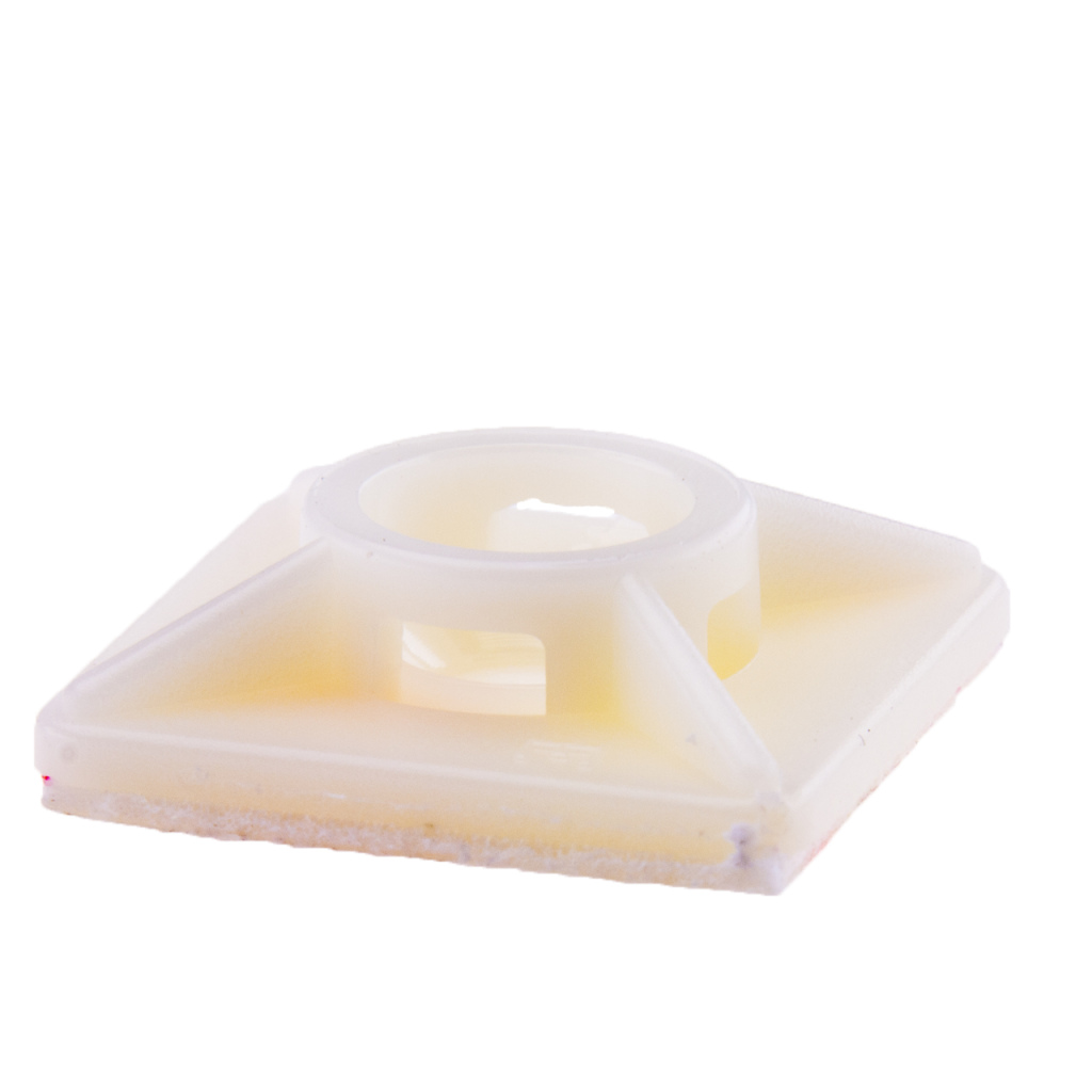 BBAtechniek - Kleefzadel 3M voor tyrap 3.6mm wit (100x)