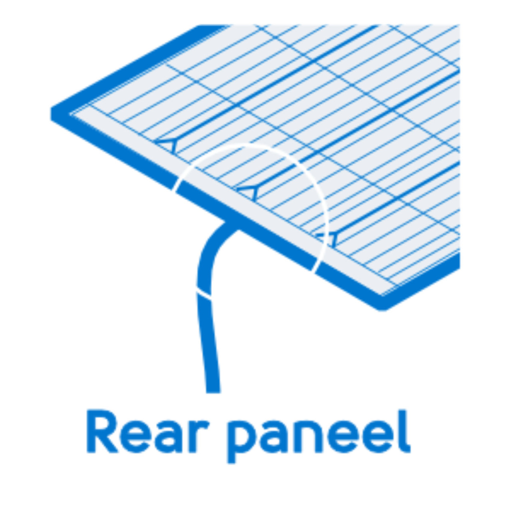 BBAtechniek - NDS Lightsolar 105W Rear 101.8x50.3x0.4cm (1x)