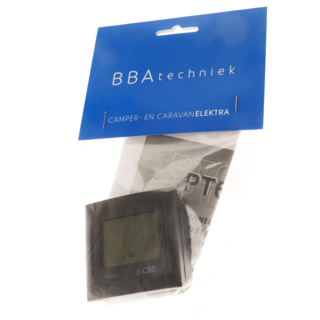 BBAtechniek - CBE PT632 12V spanningmeter voor 2 accu’s  (1x)