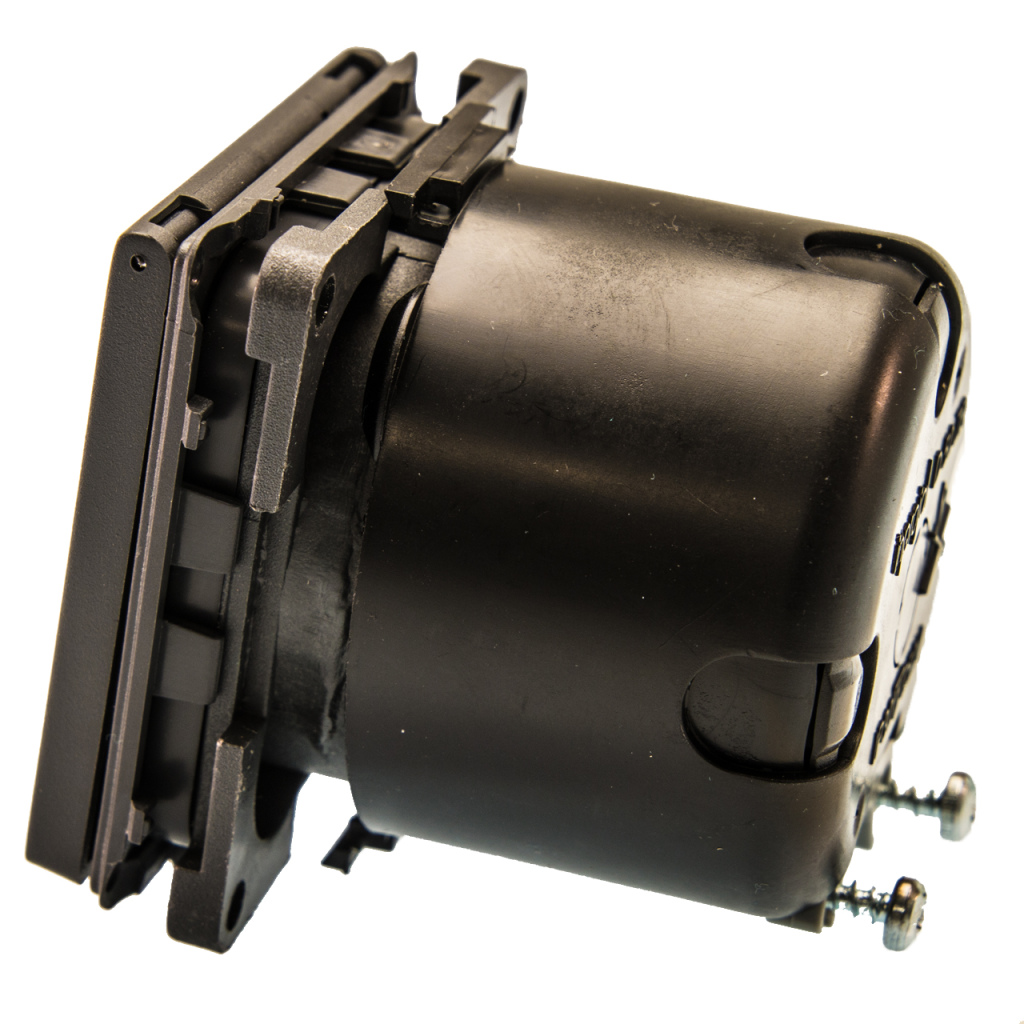 BBAtechniek - 230V Schuko contactdoos lei-grijs S20.000 (1x)