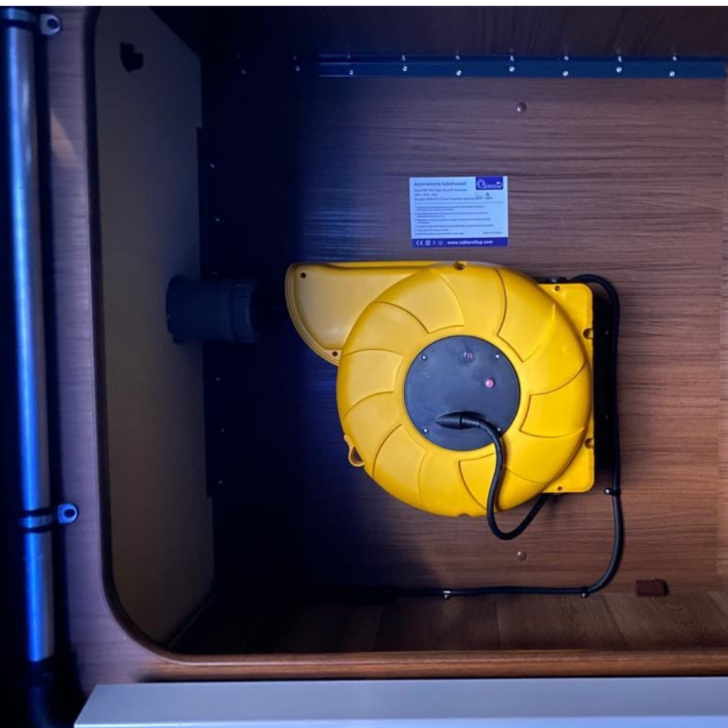 BBAtechniek - ROLL-UP-CABLE 2.0 20m licht grijs MKII( (1x) 