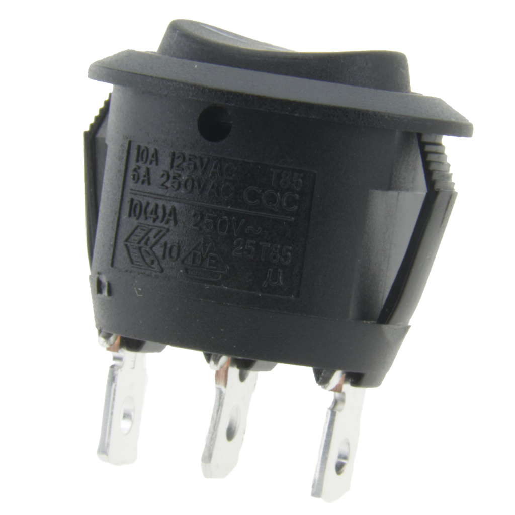 BBAtechniek - 12V 10A 3-polig on-off-on schakelaar (1x)