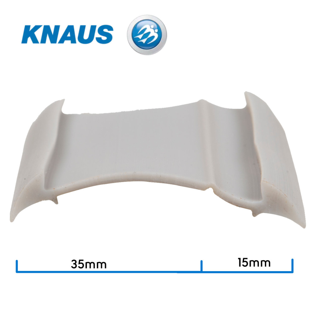 BBAtechniek - Onderlegrubber zilver/grijs Knaus 2004 (1x45m)