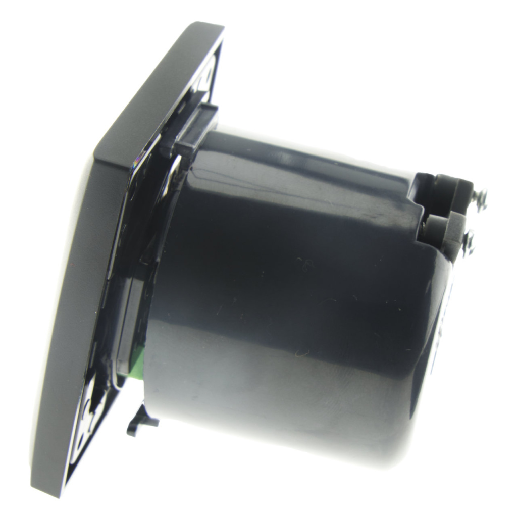 BBAtechniek - C-Line dimmer met Opal afdekraam zwart (1x)