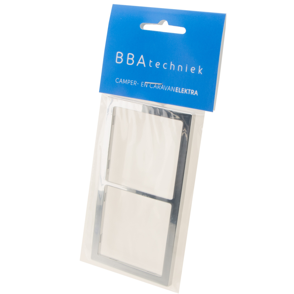 BBAtechniek - Afdekraam 2-vak hoogglans zilver S20.000 (1x)