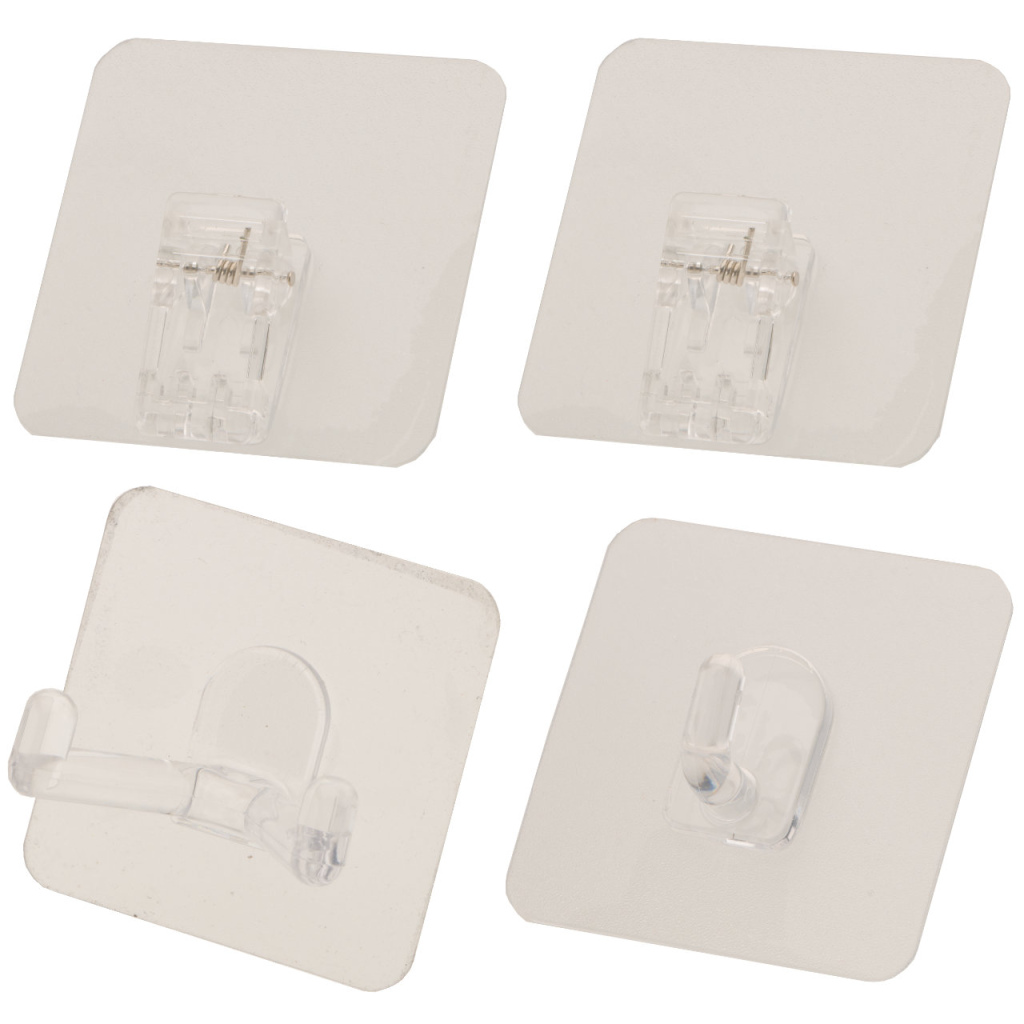 BBAtechniek - Magische haken assorti 1x mini 1x V 2x clip (1x)