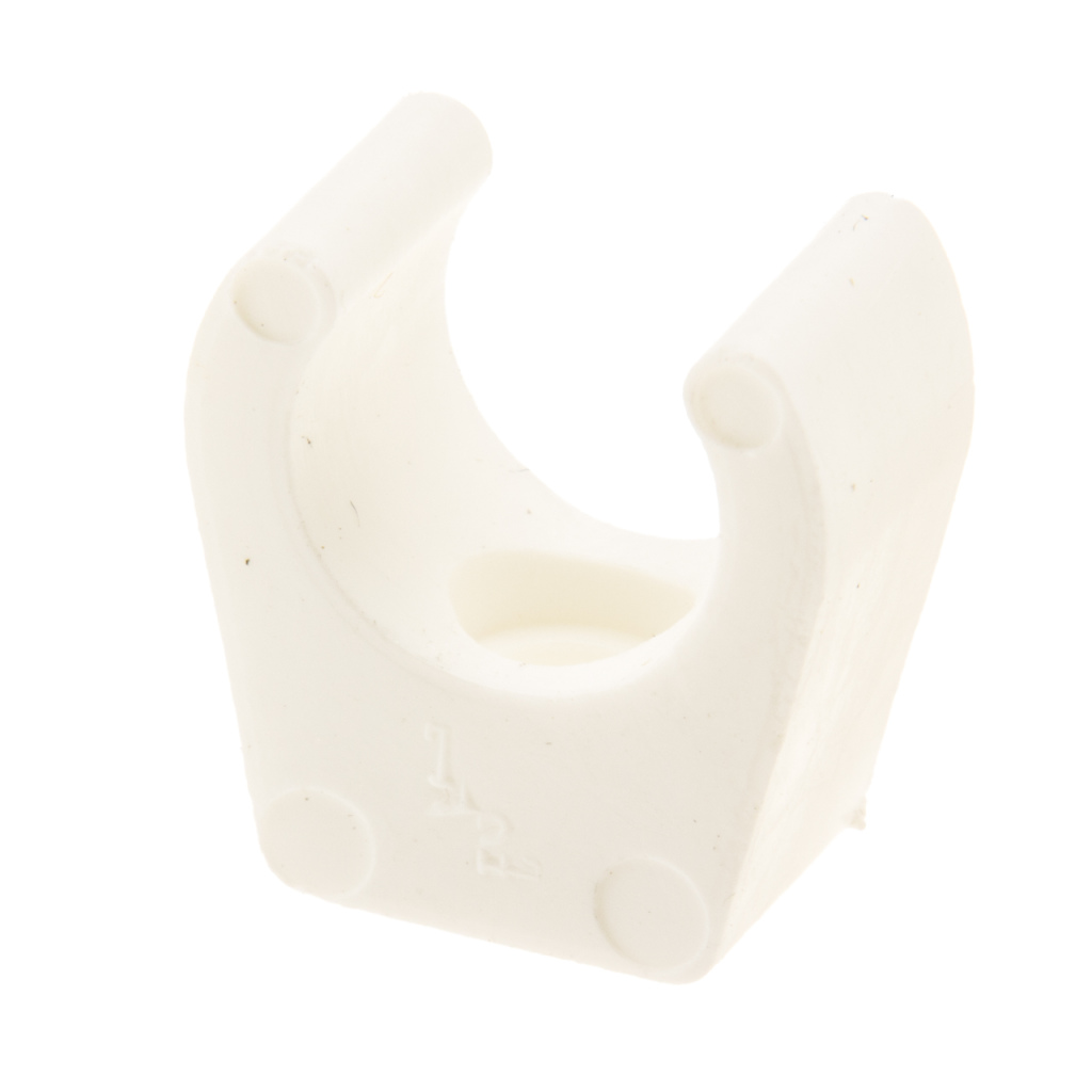 BBAtechniek - Waterleiding bevestigingsclip wit (1x)