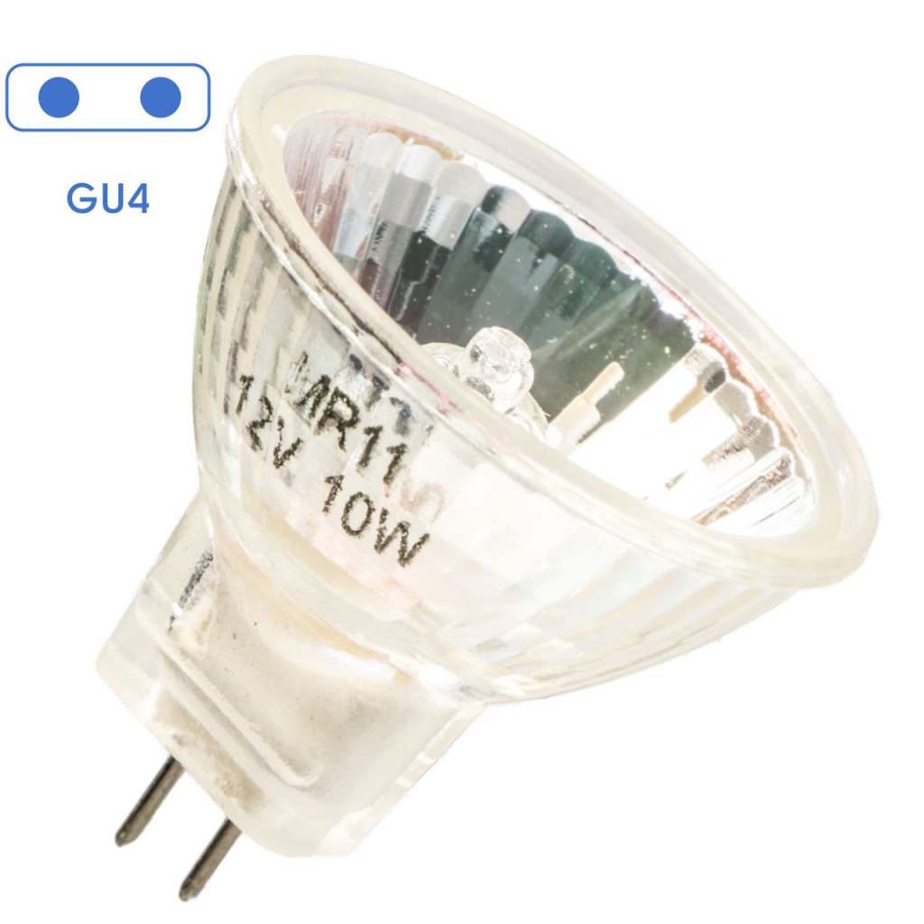 BBAtechniek - Halogeen reflector MR11C 12V 10W GU4 voorlens (1x)