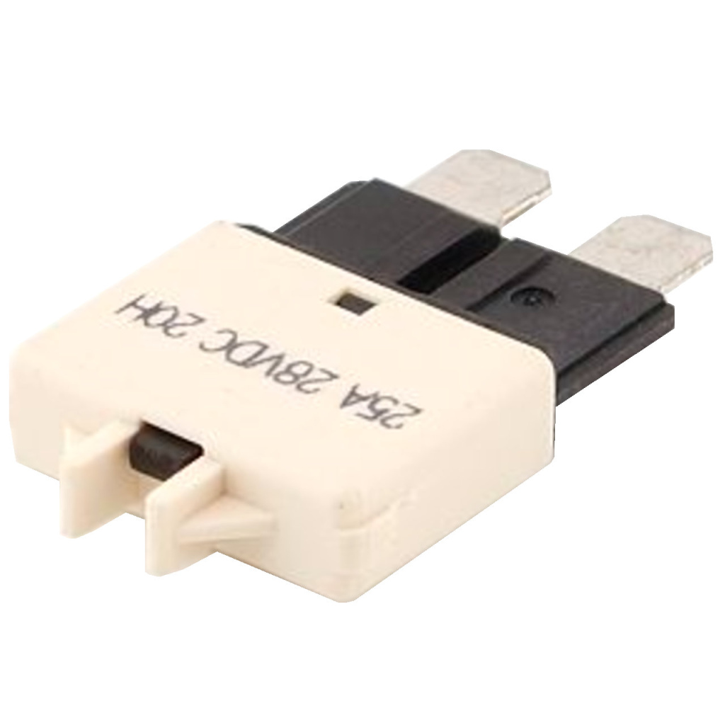 BBAtechniek - Automatische steekzekering 25A wit (1x)