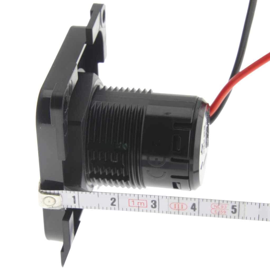 BBAtechniek - S30.000 USB C/A PD QC 3A 30W inbouw zwart (1x) 