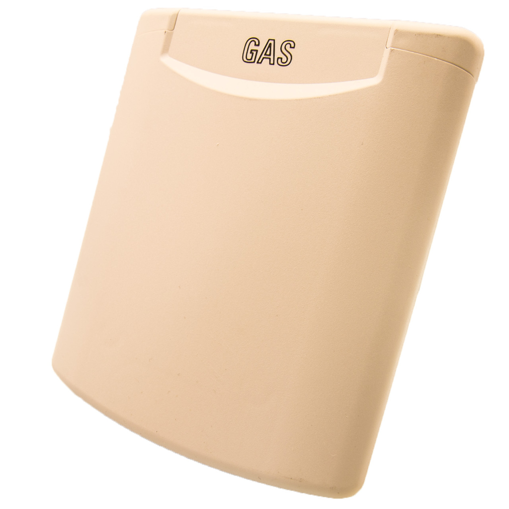 BBAtechniek - Buitenwand gasdoorvoer wit 210 (1x)