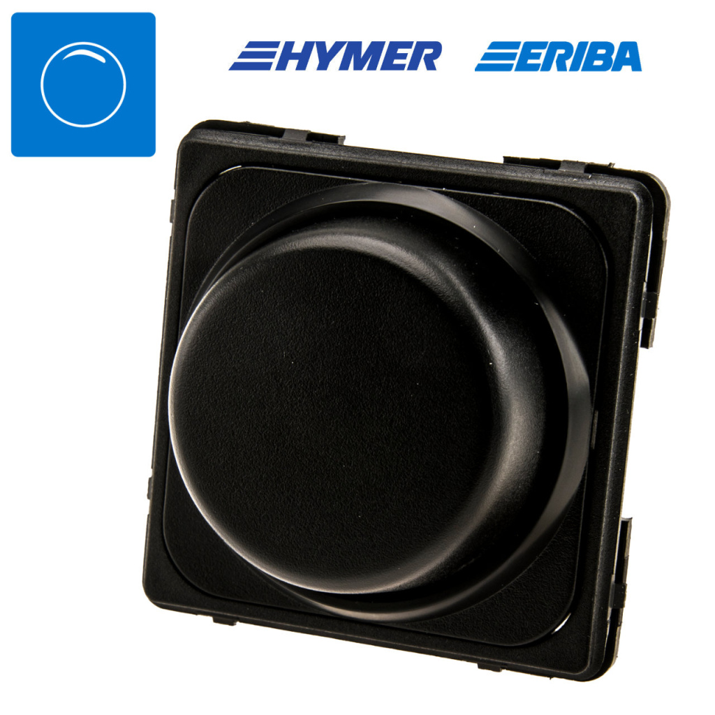 BBAtechniek - S20.000 12V LED dimmer incl. opvulrand zwart (1x) 