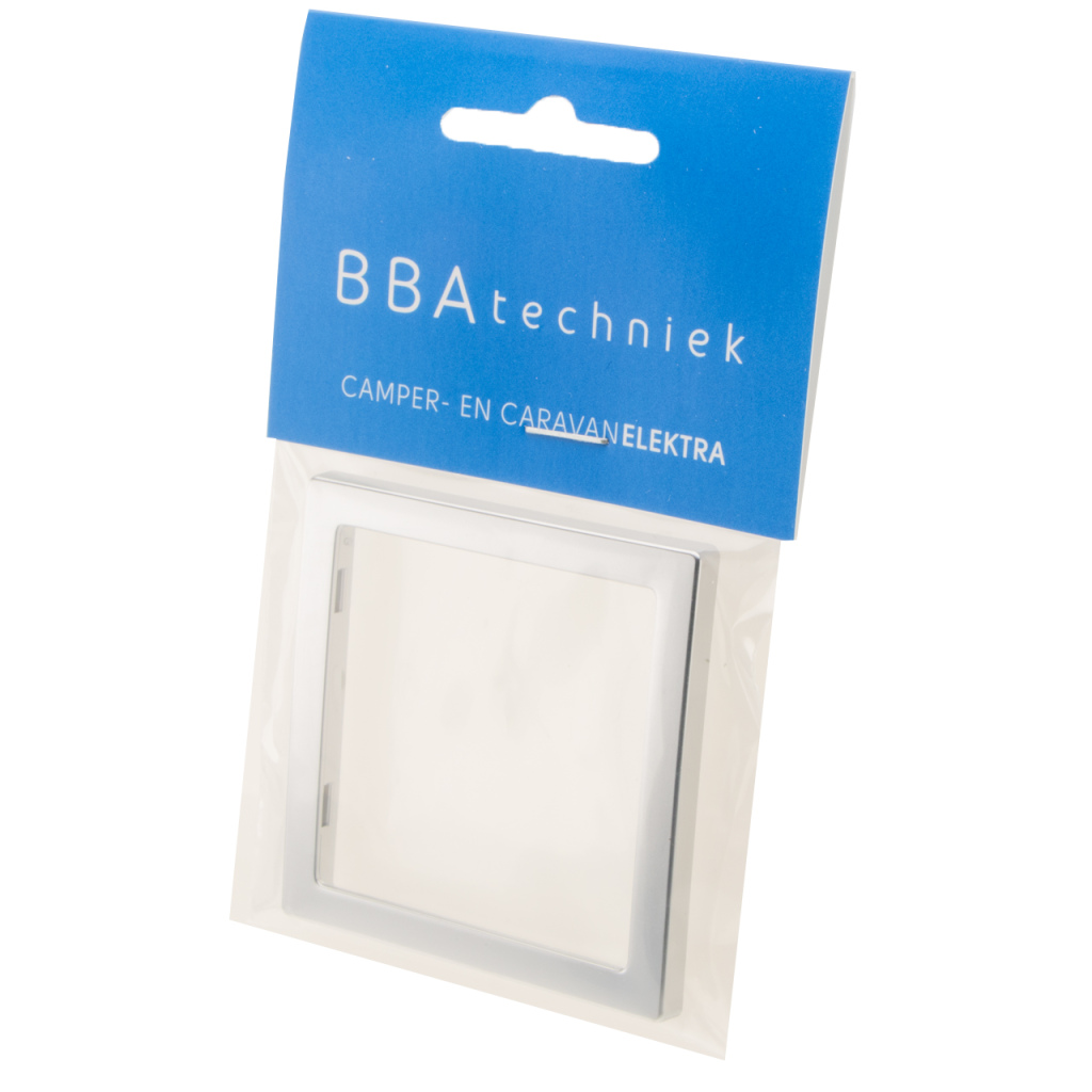 BBAtechniek - S 20.000 afdekraam 1-vak mat zilver (1x)