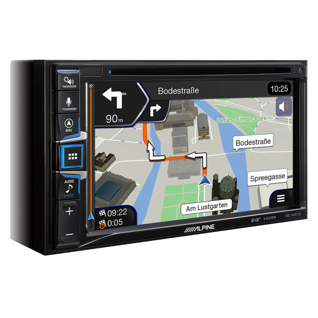 BBAtechniek - 6.5” Alpine INE-W611DC navigatie 2DIN (1x)