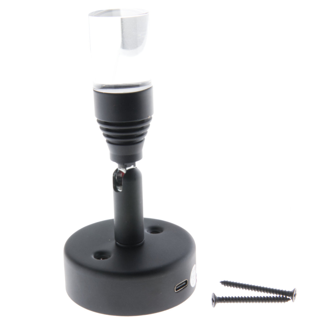 BBAtechniek - Positano LED 12V 1W 4000K 70lm USB-C zwart (1x)