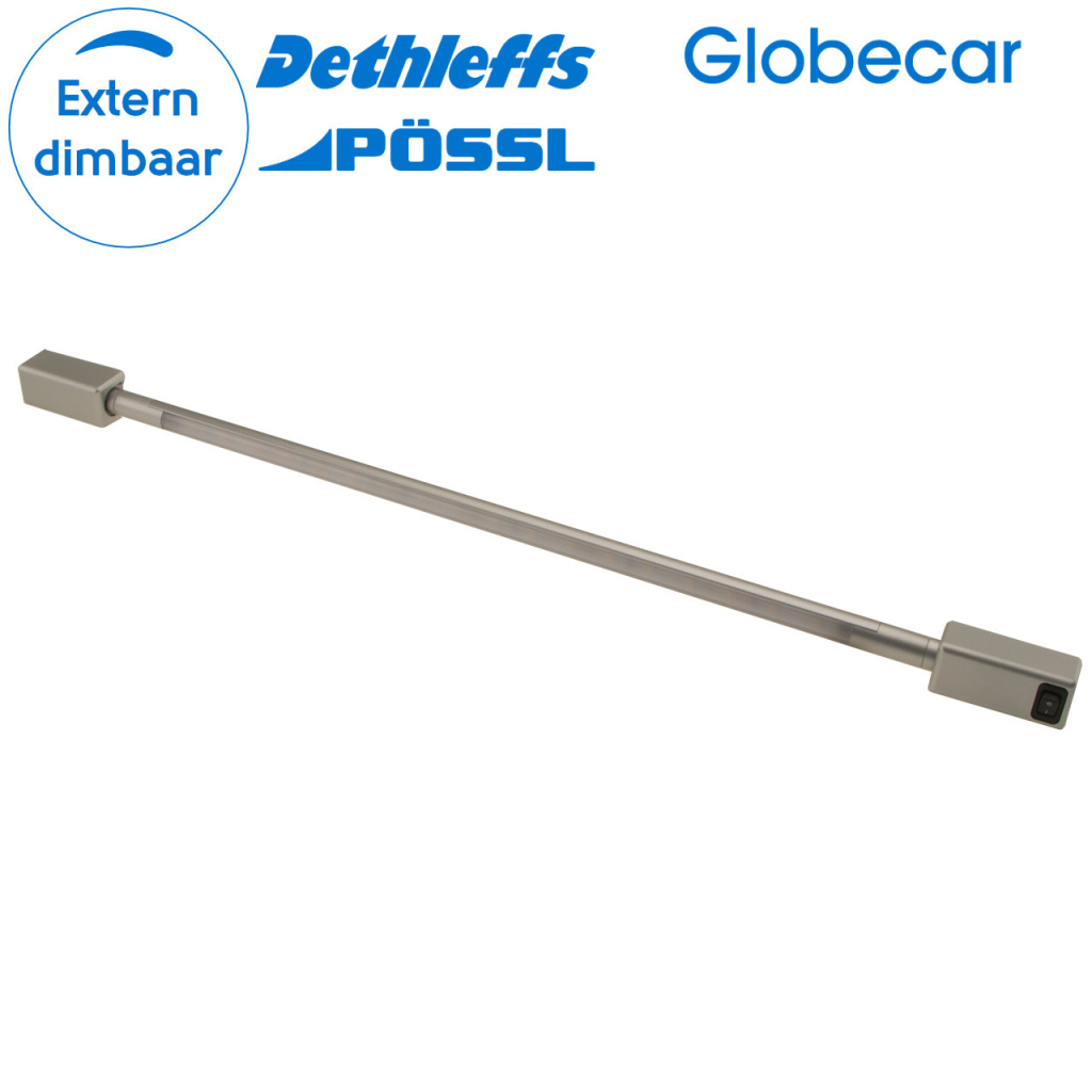BBAtechniek - Dometic LED tube 12V 1.3W zilver Dometic rail (1x)