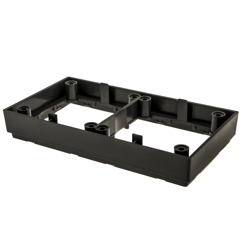 BBAtechniek - Afstandsraam 2-vak hoog leigrijs S20.000 (1x)